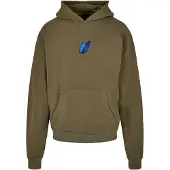 Mister tee Sweatshirt 'Le Papillon' bege / safira / oliveira / preto