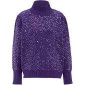 Faina Pullover roxo escuro