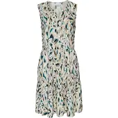 LASCANA Vestido de verão areia / bege escuro / azul ciano / preto