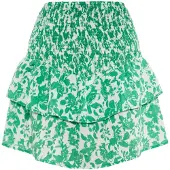 IZIA Saia verde / branco