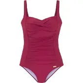 LASCANA Fato de banho vermelho cereja