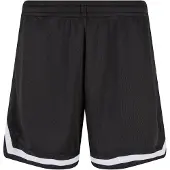 Urban Classics Calças preto / branco