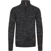 !Solid Pullover 'Philostrate' castanho / cinzento / preto