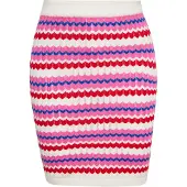 Ebeeza Saia azul / rosa / vermelho / branco
