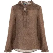 Dreimaster Blusa pueblo / umbra / castanho claro
