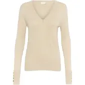 Kaffe Pullover 'Lizza' bege mosqueado