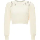 Nascita Pullover branco lã