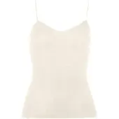 Hanro Top 'Woolen Silk' offwhite