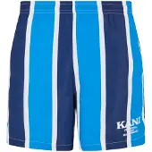 Karl kani Calções de banho 'KM242-037-1' azul / branco