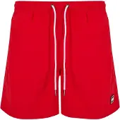Urban Classics Calções de banho vermelho