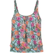 Venice beach Top de tankini 'Summer' aqua / cáqui / laranja / rosa