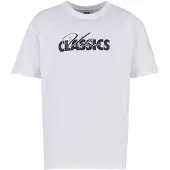 Urban Classics Camisa 'Cursive Bold' preto / branco