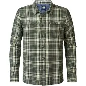 Petrol Industries Camisa 'Napakiak' oliveira / abe / verde claro / offwhite