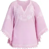 Usha Capa rosa claro / branco