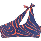 Buffalo Top de biquíni '' azul escuro / laranja