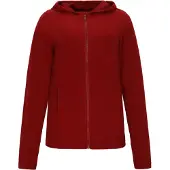 TYLIN Casaco de velo vermelho cereja