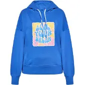 IZIA Sweatshirt azul cobalto / amarelo / roxo / branco