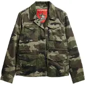 Superdry para mulher. W5011544A Casaco militar M65 verde (L), Casual, Algodão
