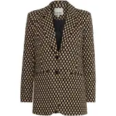 Ichi Blazer 'Kate' bege / castanho