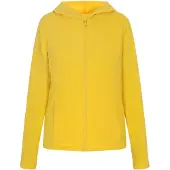 Swirly Casaco de velo amarelo