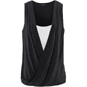 LASCANA Top preto / branco