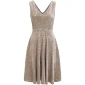 HotSquash Vestido de cocktail areia