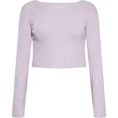 NAEMI Casaco de malha lavanda
