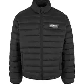 Karl kani Casaco de inverno preto / branco