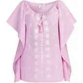 Usha Capa cor-de-rosa / branco