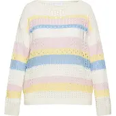 Usha Pullover azul / amarelo / cor-de-rosa / branco