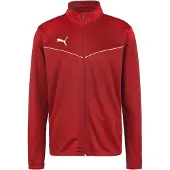 Puma Casaco de treino 'TeamRise' vermelho / branco