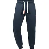!Solid Calças 'Benn' navy / vermelho fogo