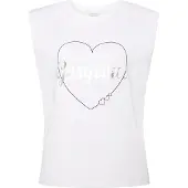 LASCANA Top prata / branco