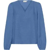 Kaffe Blusa 'Elise' azul ganga