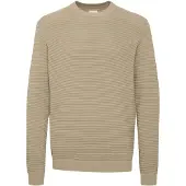 !Solid Pullover 'Valencia' castanho claro