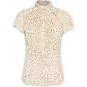 Saint tropez Blusa creme / castanho