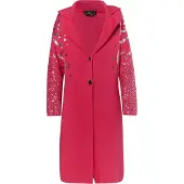 Faina Casaco de malha 'Minya' rosa / prata