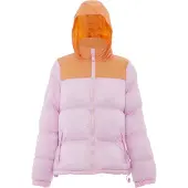 Libbi Casaco de inverno laranja / rosa claro