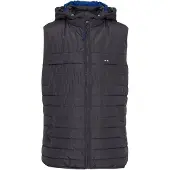 FQ1924 Colete 'Danial' navy / cinzento / vermelho sangue / branco