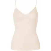 Hanro Top ' Pure Silk ' creme / offwhite