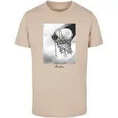 Mister tee Camisa 'Ballin 2.0' bege / cinzento / preto