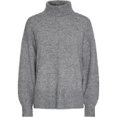 Pieces Pullover acinzentado