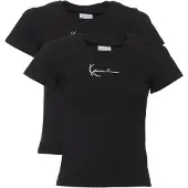 Karl kani Camisa preto / branco