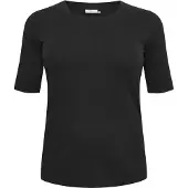 KAFFE CURVE Camisa 'carina' preto