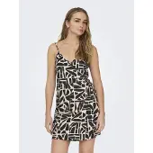 ONLY Vestido Curto Sem Mangas Dahlia Linen