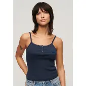 Superdry Camiseta Sem Mangas Essential Button Down