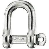 Barton Marine Manilha Stainless Steel Straight Self-locking