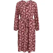 Vila Vestido rosa escurecido / vermelho escuro / branco