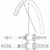 Mavic Raios Edeemax 30 29´´