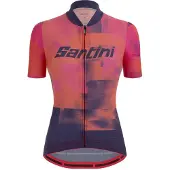 Santini Camisola De Ciclismo De Manga Curta Forza